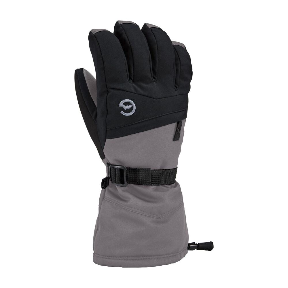 Gordini Men's Da Goose Gore-Tex 600 fill Goose Down Glove Black Gunmetal Medium
